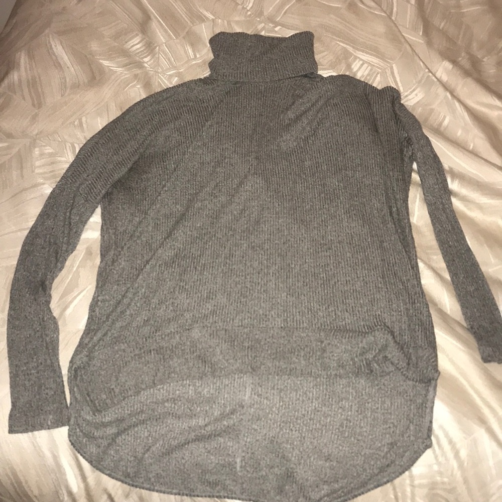 Slouchy Grey Turtle neck